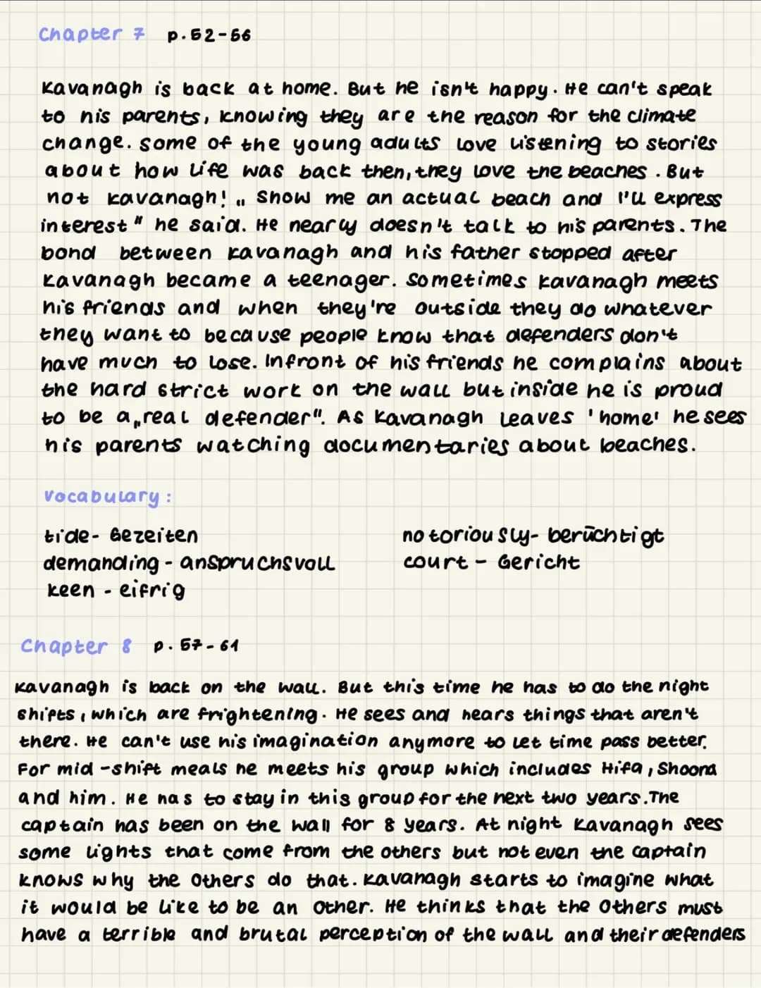 READING LOG
well done!
The Wall
By John Lanchester
Reading Log
By Ayat Quotes from the book, that I like:
... it must be amazing to be tha