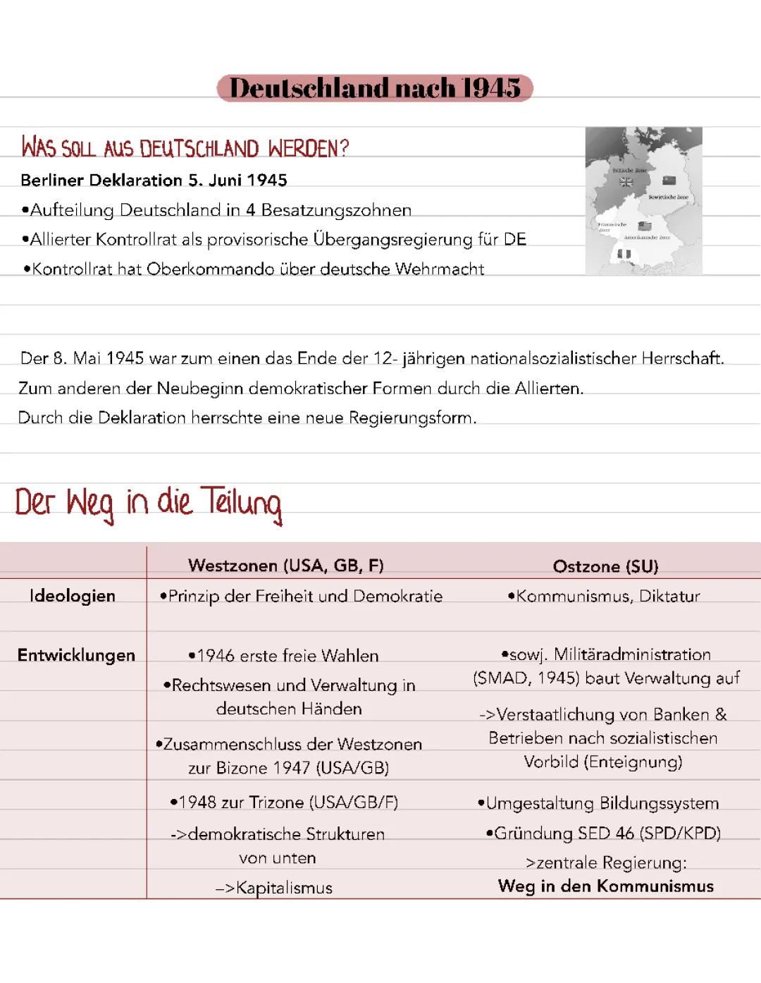 Deutschland nach 1945