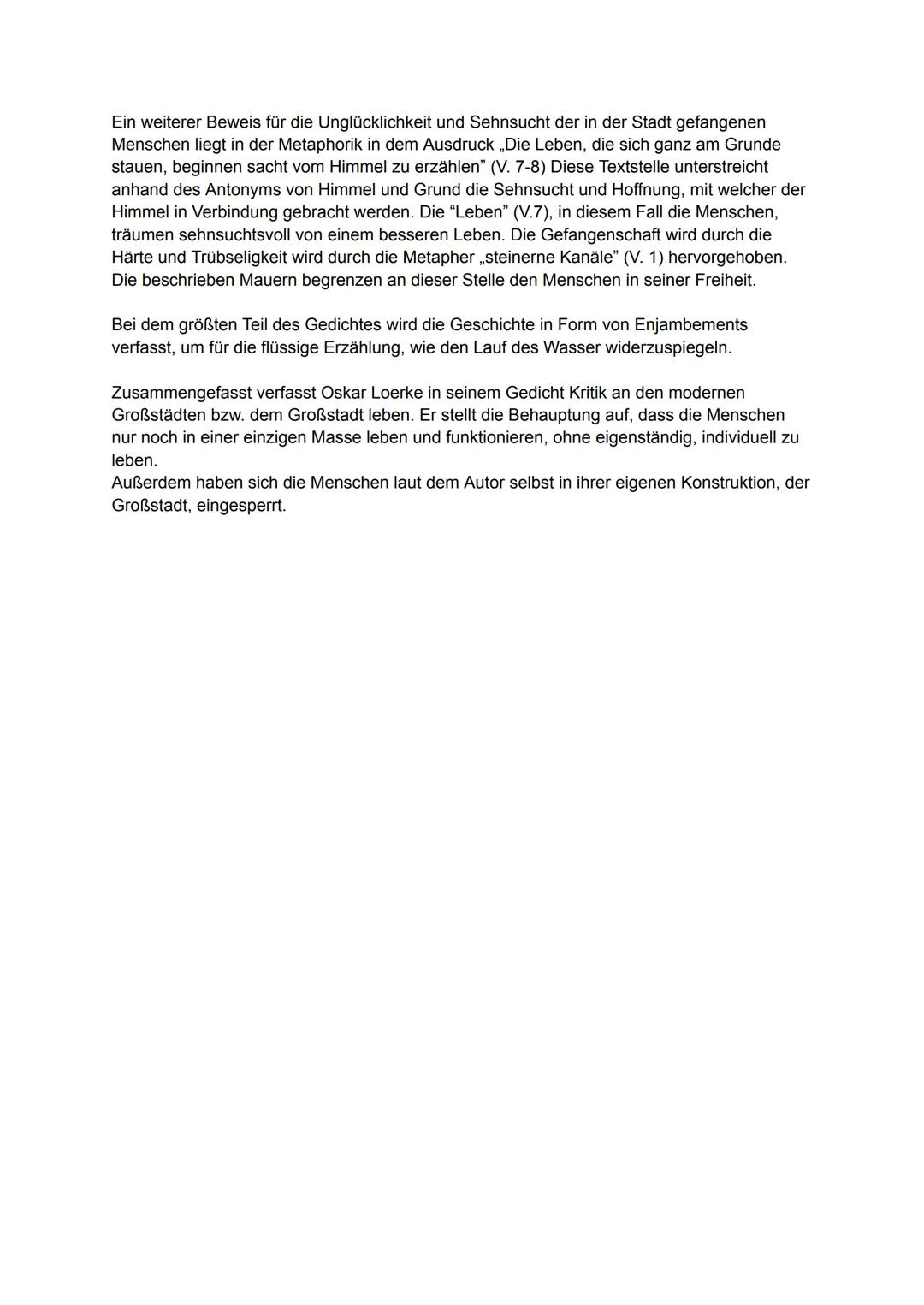 Deutsch Analyse
Übungs LEK
Blauer Abend in Berlin Oskar Loerke
Das Gedicht ,,Blauer Abend in Berlin" von Oskar Loerke, in dem Jahr 1911 verf
