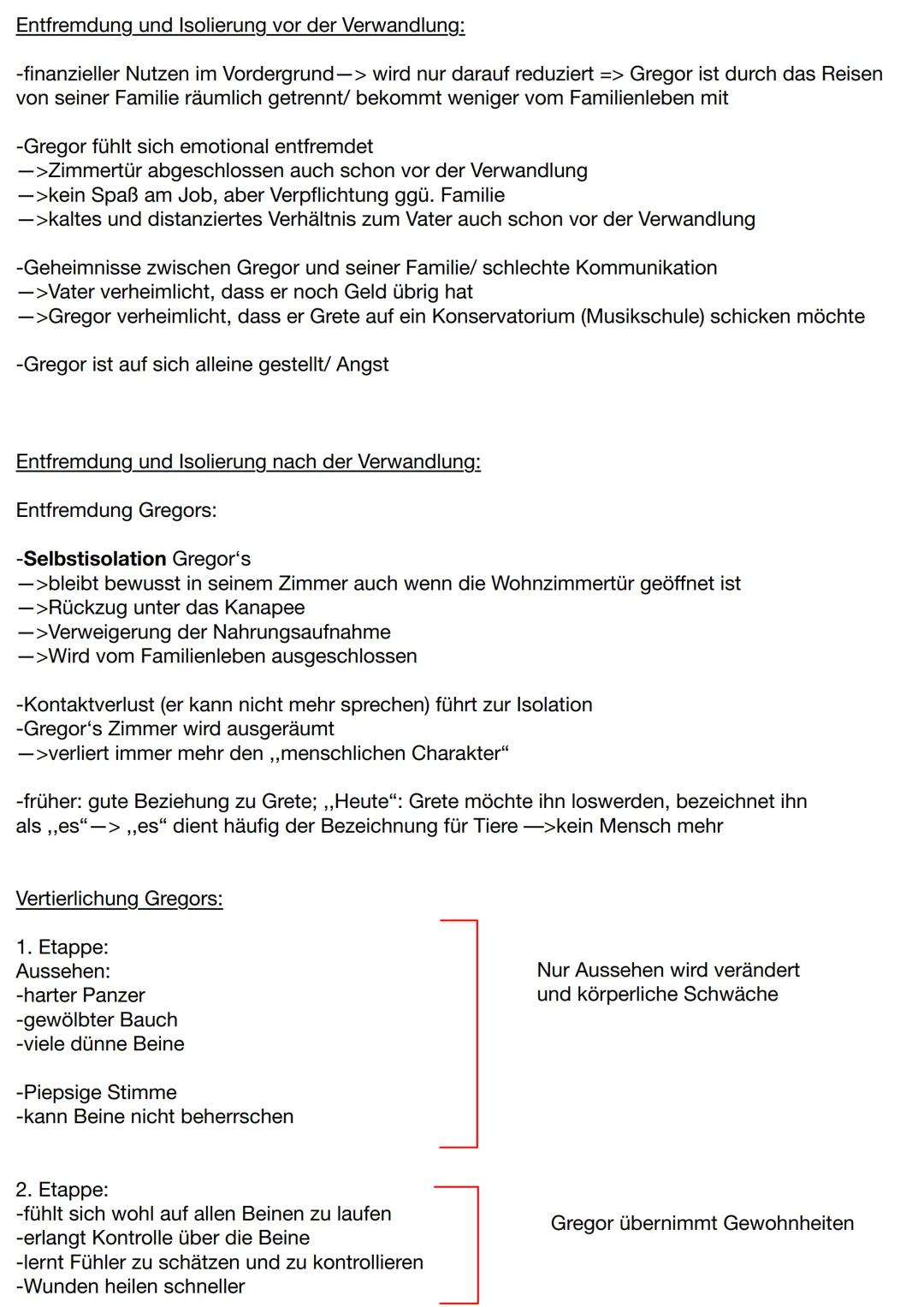 Inhalt von Die Verwandlung:
1.Kapitel:
Gregor Samsa wachte eines Morgens im Körper eine Käfers auf und begab sich auf
Orientierungssuche in