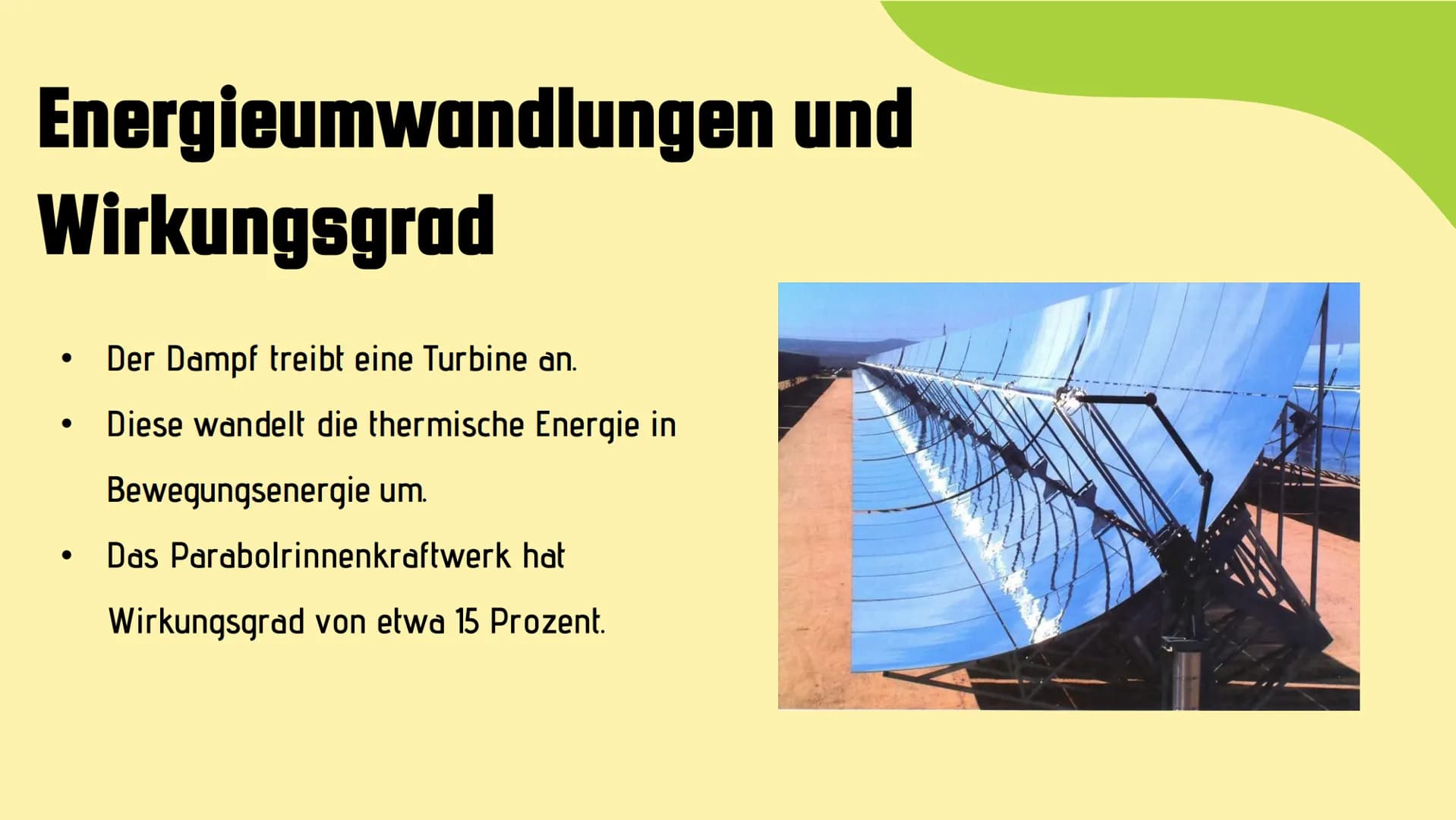 # Solarkraftwerke
Sophie, Lars und Iva Gloß
Eine der umweltfreundlichsten Möglichkeiten zur Gewinnung von elektrischem Strom, ist die Solar