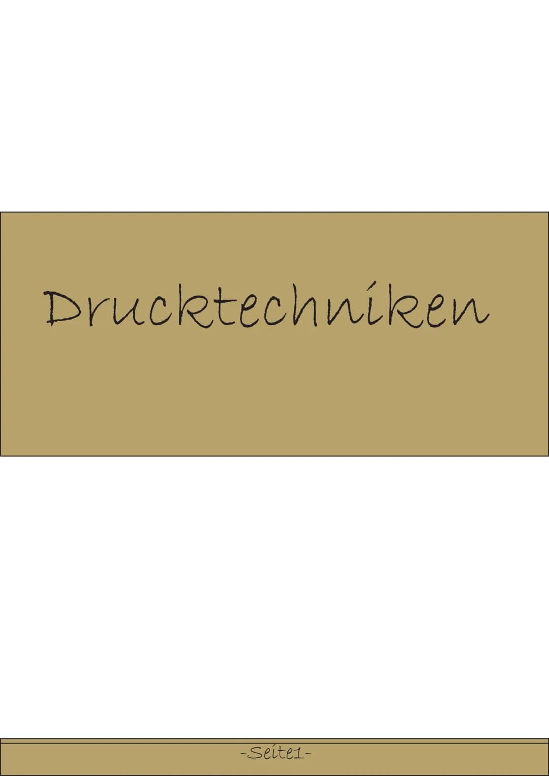 # Hochdruck verfahren
Das Hochdruckverfahren oder der Flexodruck, ge-
nau wie die anderen Herkömmlichen Druckver-
fahren sind Basierend auf
