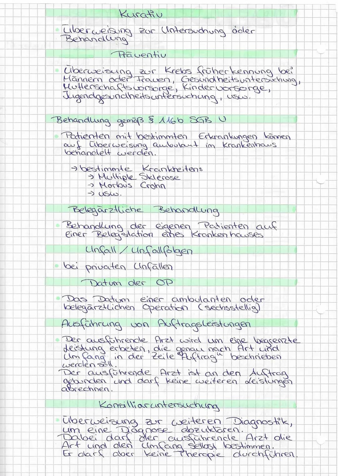 ## Kurativ
* Überweisung zur Untersuchung oder Behandlung
## Präventiv
* Überweisung zur Krebsfrüherkennung bei Männern oder Frauen, Gesund