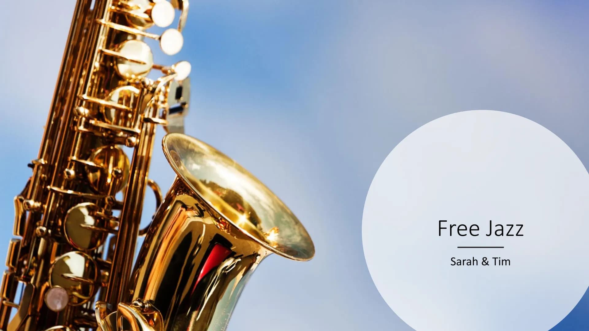 # Free Jazz
## Allgemein
- „Let's play the music and not the background" = Leitspruch
- 1960 -> New York/Chicago
- Freie Improvisation -> k