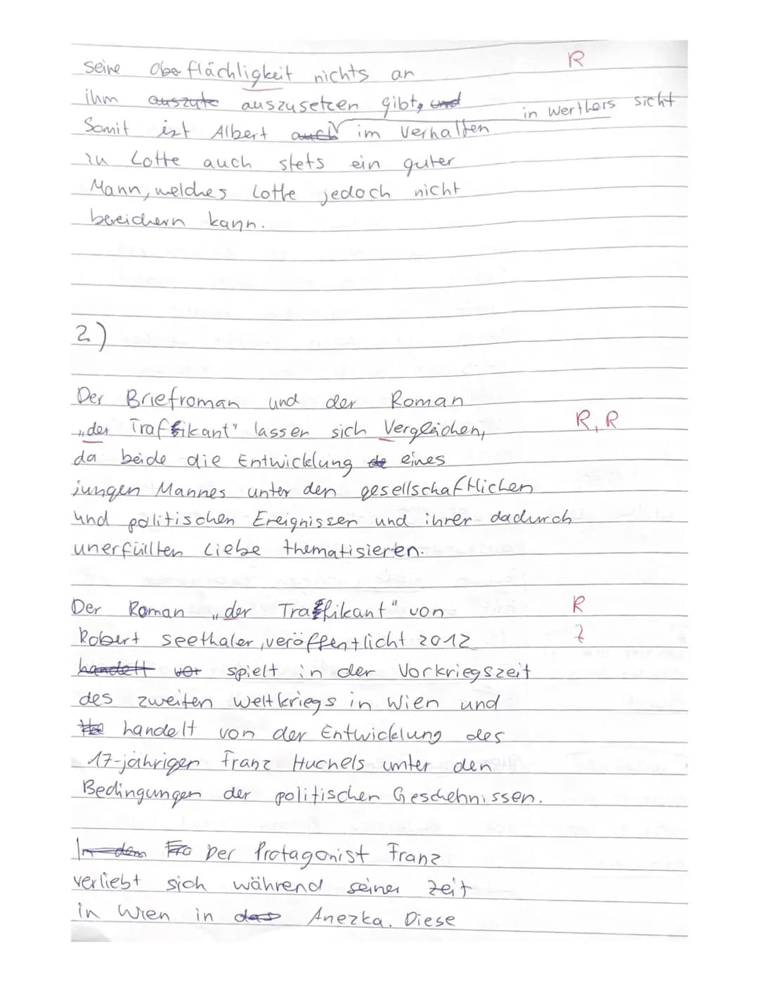 Aufgabentyp IB: Vergleichende Analyse literarischer Texte
Textgrundlage:
Johann Wolfgang Goethe: Die Leiden des jungen Werthers (1774)
Robe