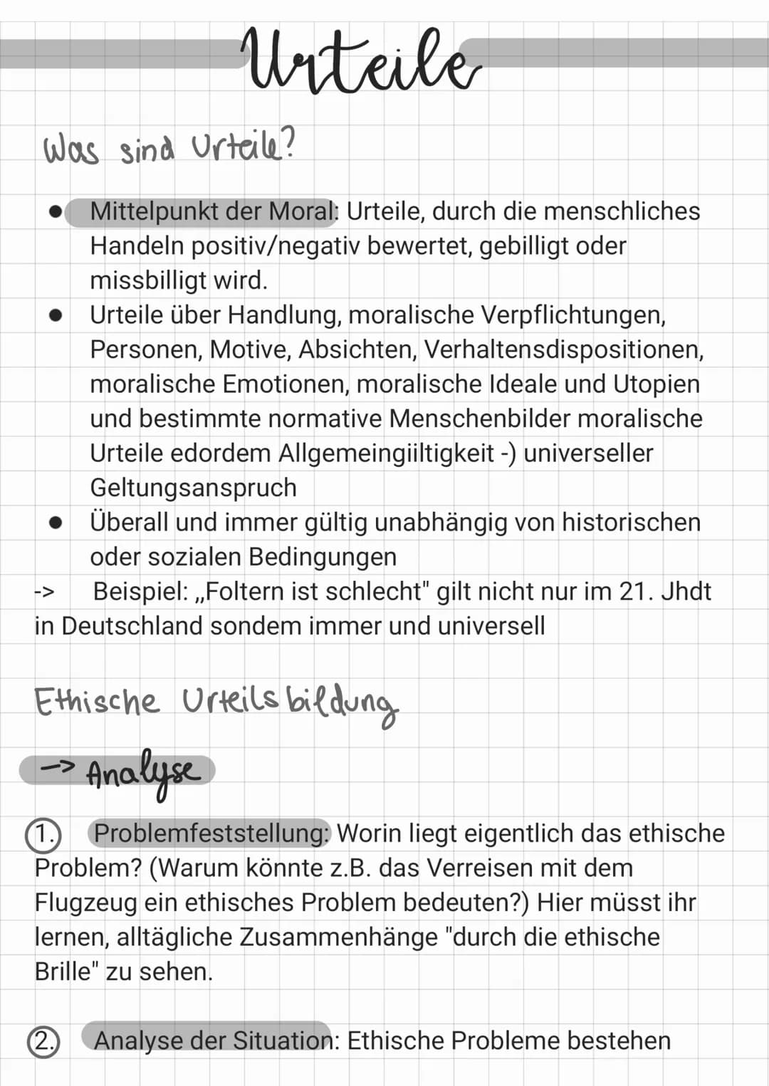 # Ethik
## Ethik
* philosophische Disziplin als Wissenschaft vam moralischen Handeln versucht, allgemeingültige Aussagen über das gute und g