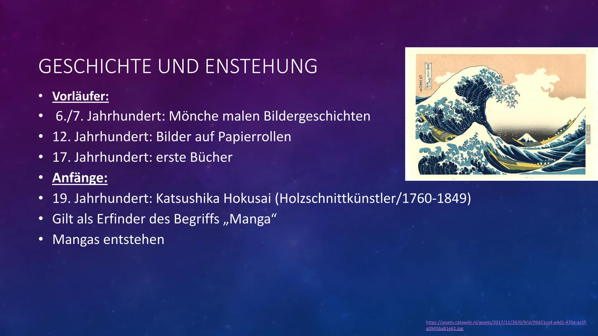 # GFS-Mangas-Handout
## Allgemein
Japan: allgemeine Bezeichnung für Comics
Westen: Bezeichnung für japanische Comics
Zeichner: Mangaka
Anime