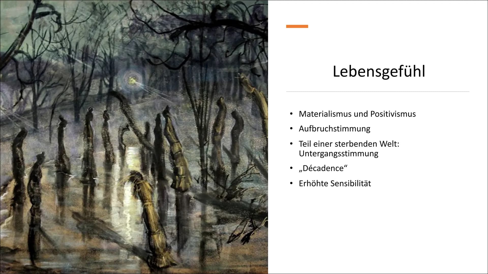 Symbolismus und
Expressionismus
— # Inhaltsverzeichnis
## Symbolismus:
* Definition „Symbolismus"
* Zeitgeschichtliche Einordnung
* Lebensg