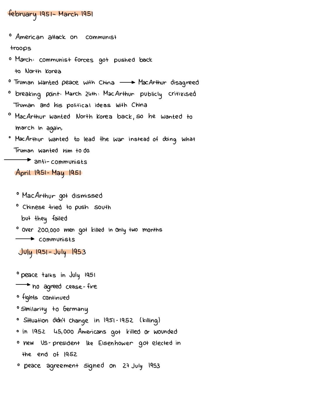 Koreakrieg/ the Korean War