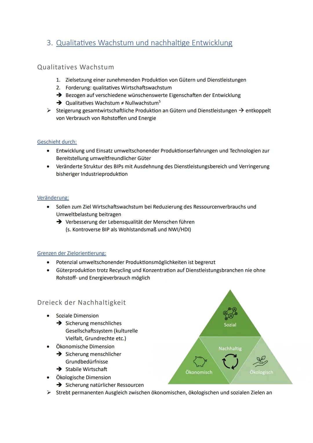 Wirtschaftspolitik
1. Legitimation staatlichen Handelns im Bereich der Wirtschaftspolitik
2. Zielgrößen der gesamtwirtschaftlichen Entwicklu