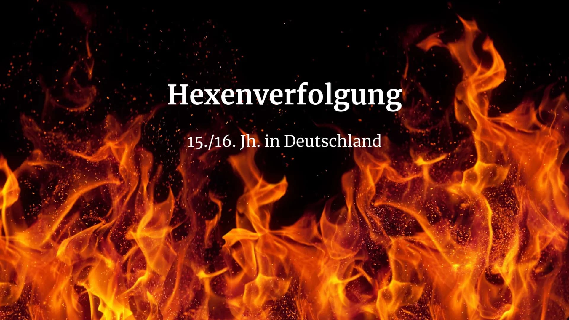 Hexenverfolgung
15./16. Jh. in Deutschland # Gliederung
1. Was ist eine Hexe?
2. Entstehung & Ursachen
3. Hexenprozesse
4. Folter/Strafe # 1