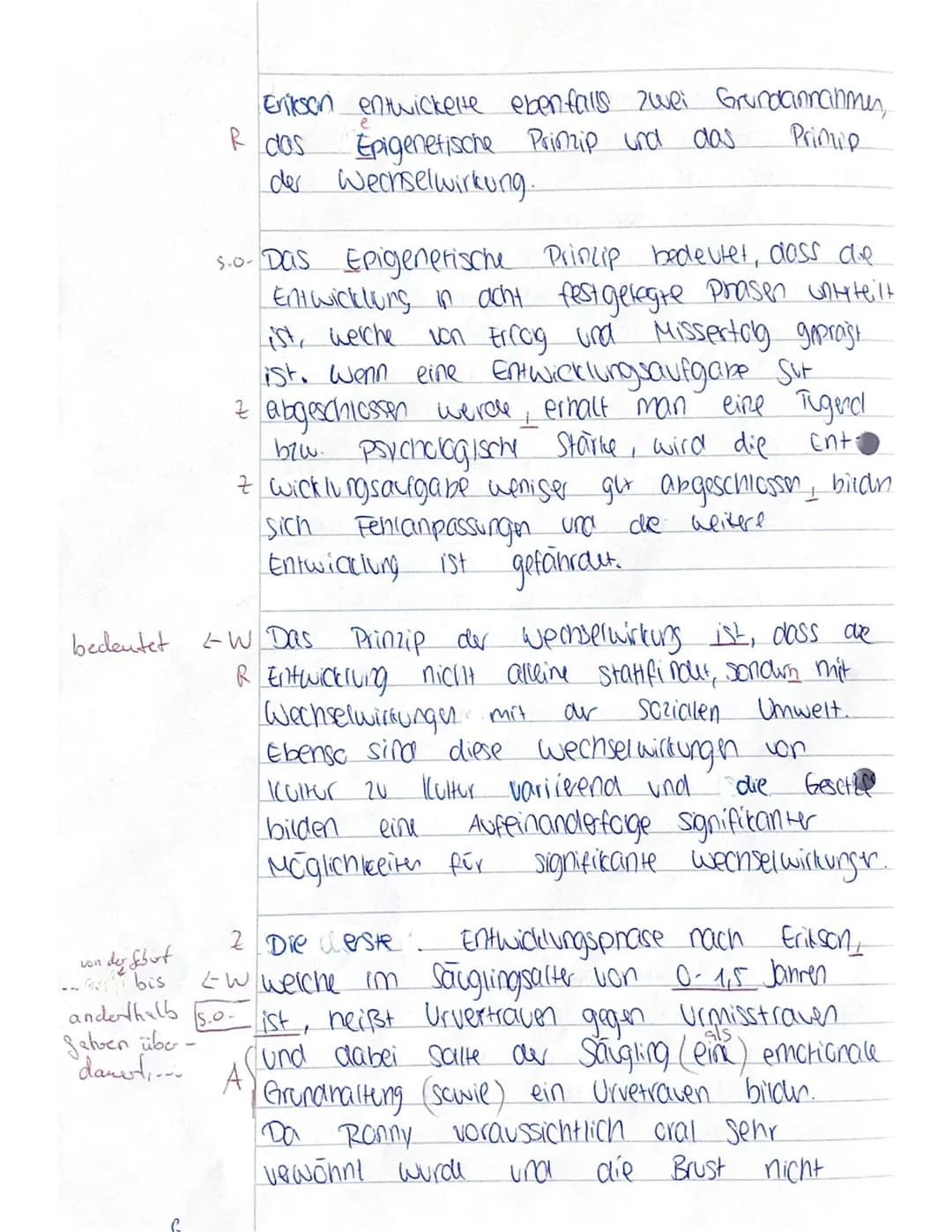 Pada
CK
klausur Nr. 1
Der Text "Fallbeispiel Ronny" ion Evelyn
Heinemann und
einem
Hans Hopf handelt on
Johanna
Sophie
Jungen namens Ronny,