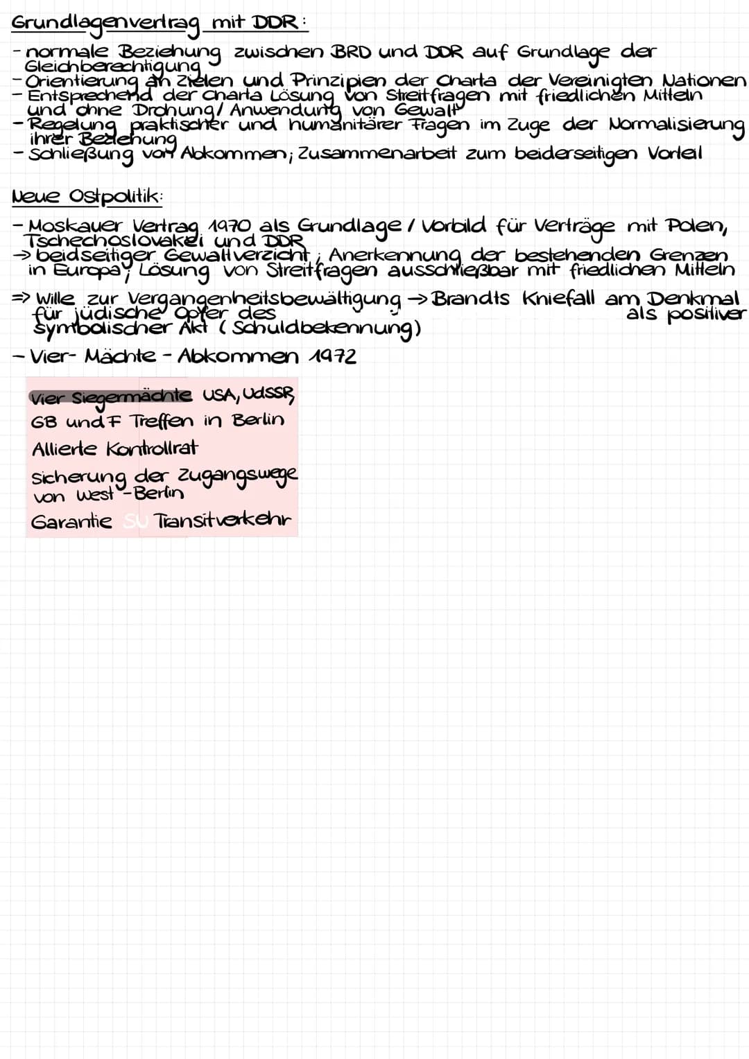 # Lernzettel Geschichte
## Entwicklung DDR und BRD in den 50ern/60ern
## "Stasi"
Ministerium für Staatssicherheit
- Schutz für SED-System,