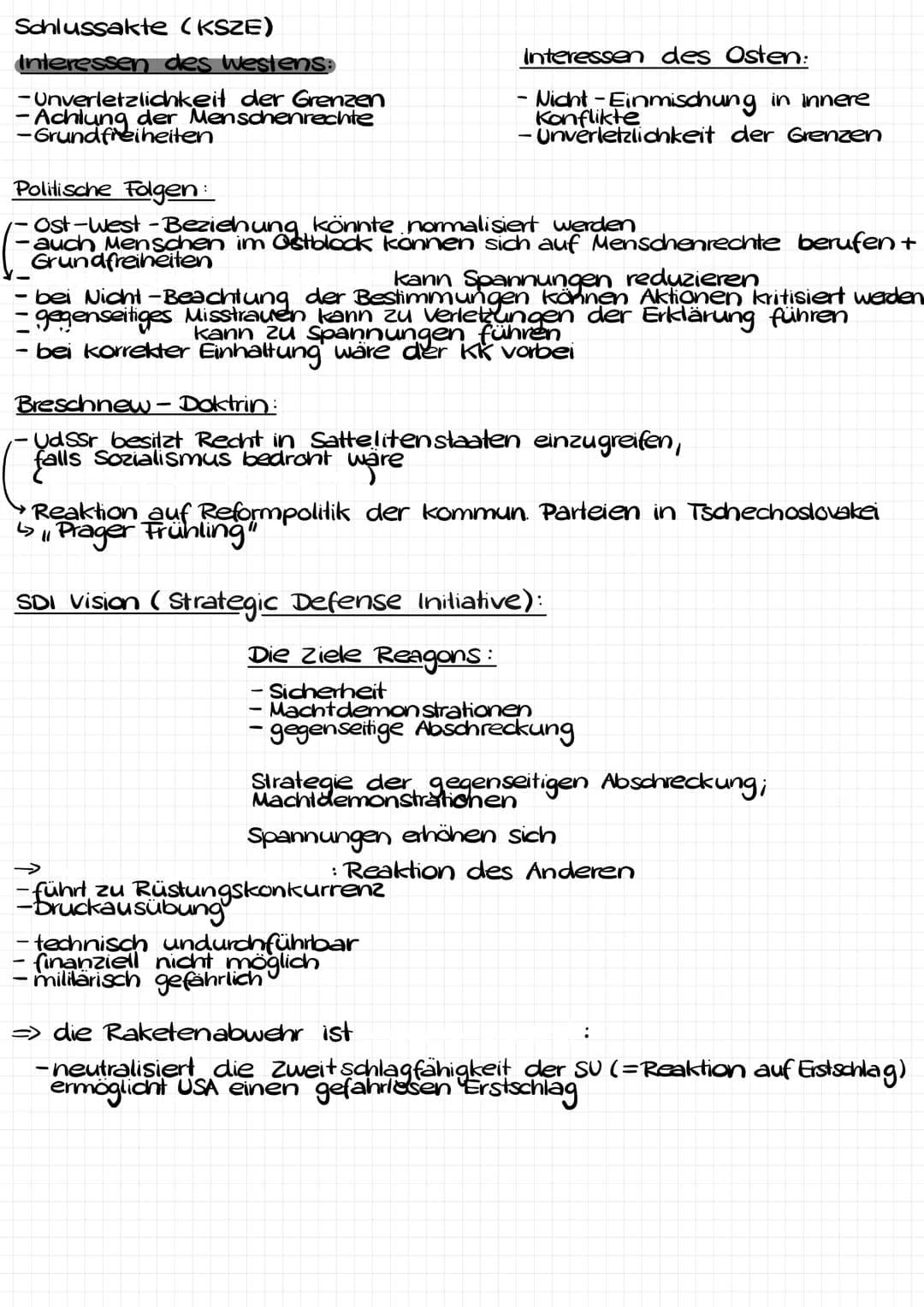 # Lernzettel Geschichte
## Entwicklung DDR und BRD in den 50ern/60ern
## "Stasi"
Ministerium für Staatssicherheit
- Schutz für SED-System,