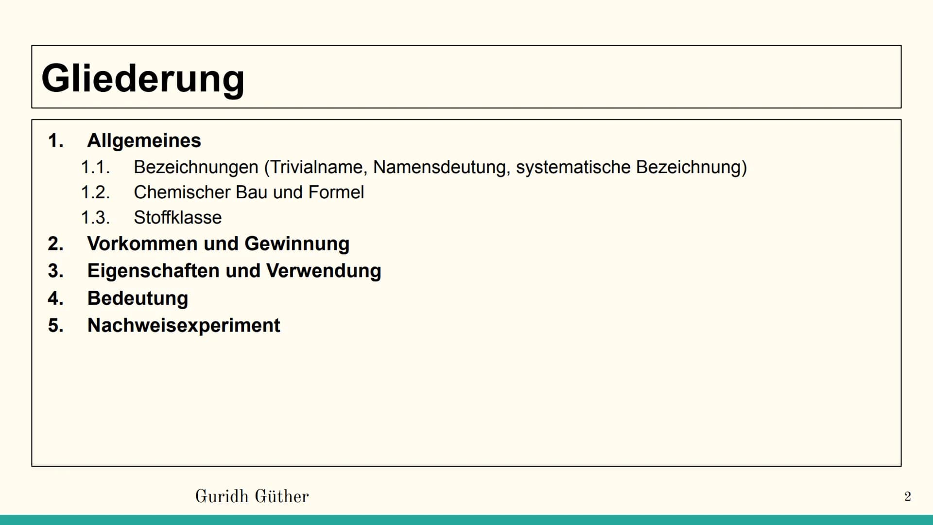Borsäure ($H_3BO_3$)
---
Guridih Güther
26.06.2020 # Gliederung
1. Allgemeines
1.1. Bezeichnungen (Trivialname, Namensdeutung, system