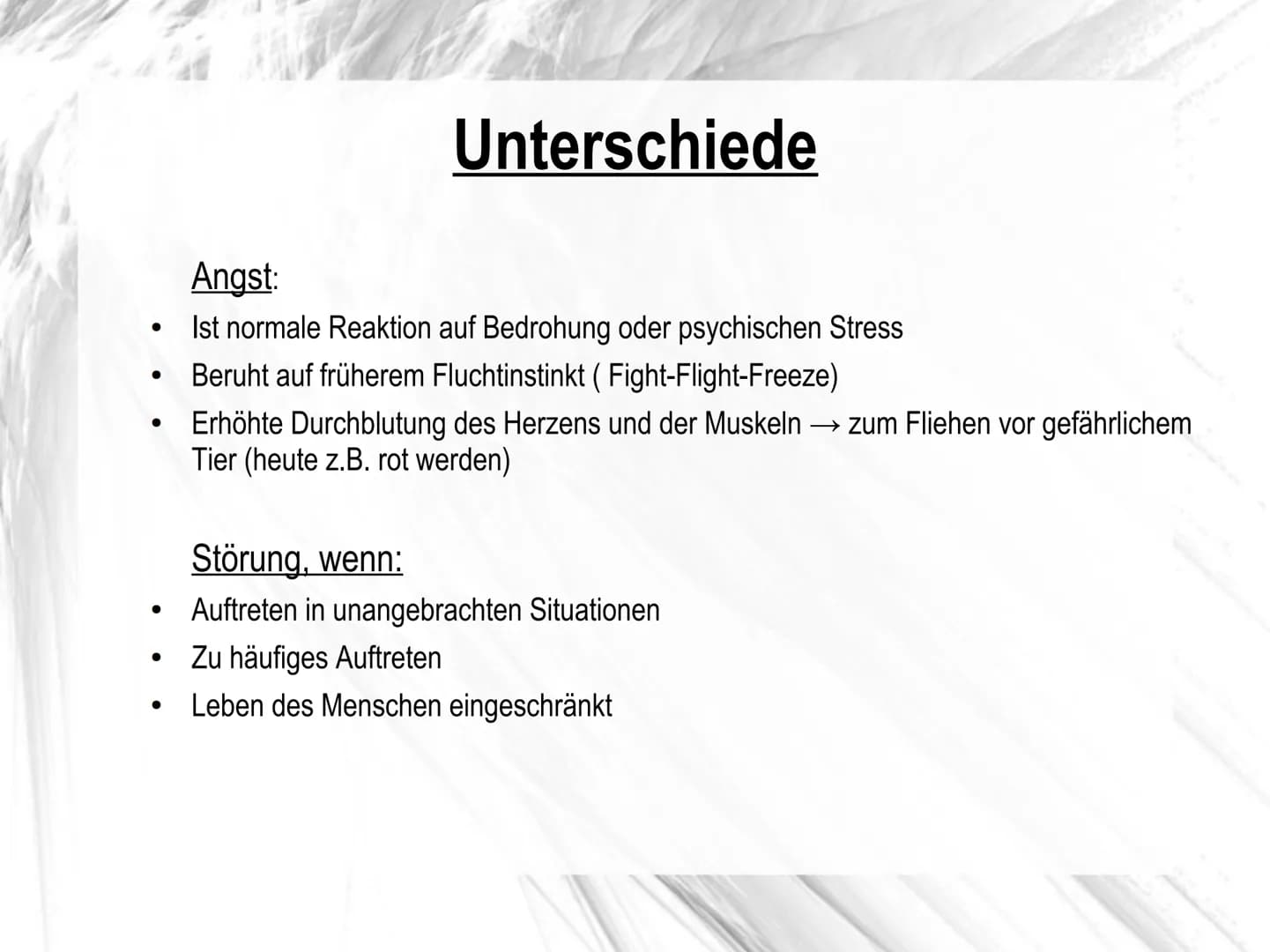 I DON'T KNOW
HOW TO TALK
TO PEOPLE
SOCIAL
PHOBIA Angststörungen # Gliederung
* Leitfrage
* Angststörungen
* Unterschiede zu Angst
* Genera