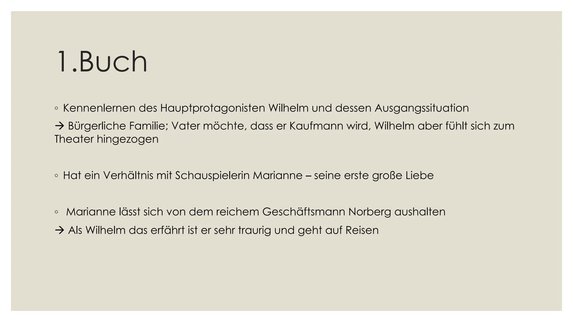 # Wilhelm Meisters Lehrjahre
## Hintergrundinformationen:
* Veröffentlicht im Jahre 1795/96
* Wurde nach Goethes Italienreise geschrieben
*