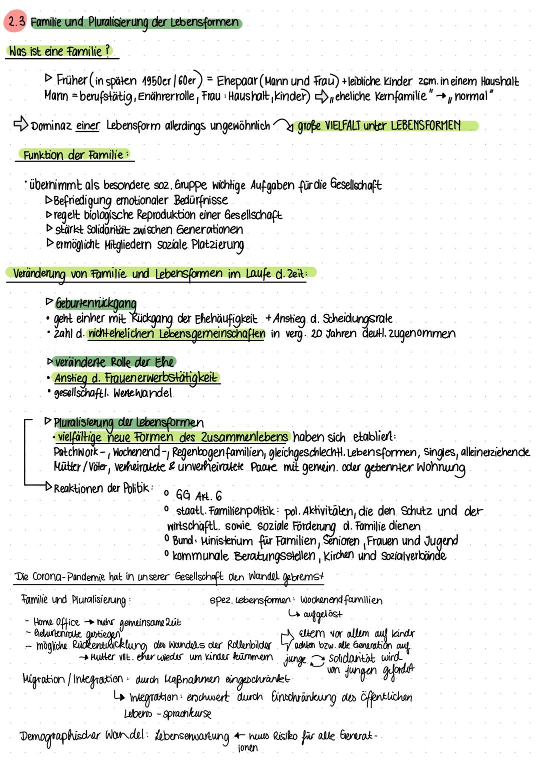 7. GESELLSCHAFTLICHER WANDEL
allgemein Wandel der Bevölkerungsstruktur.
2.1 der demographische Wandel
beschreibt die Veränderung der
Geburte