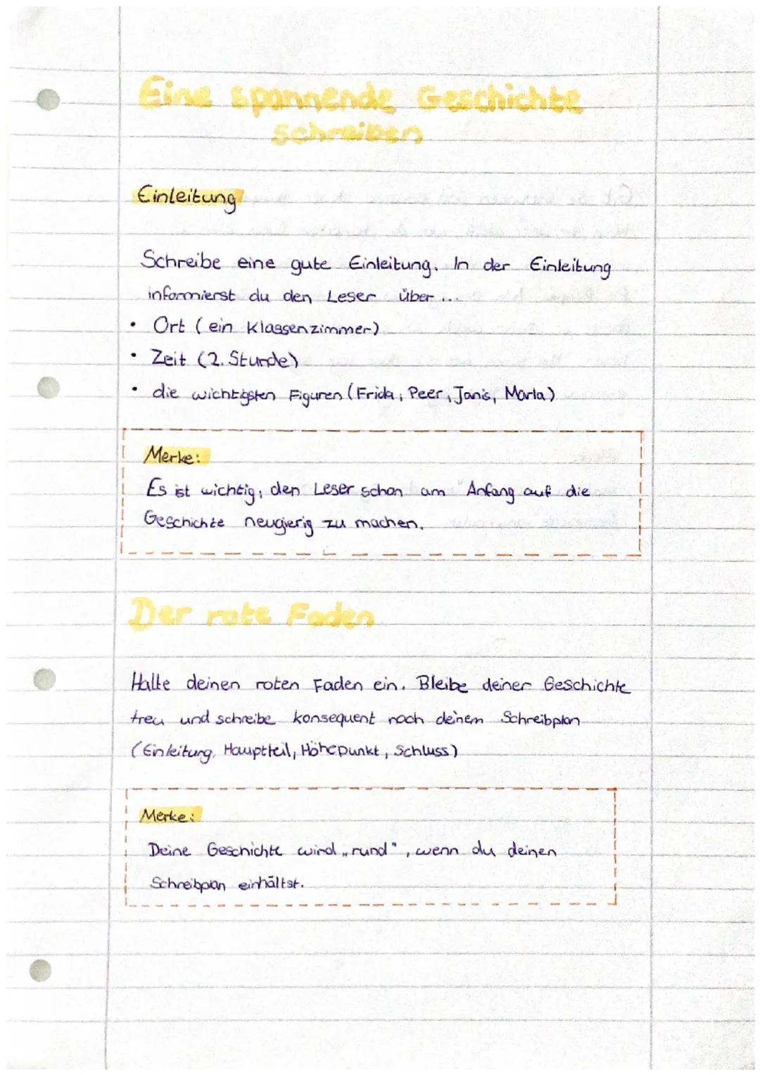 # Eine spannende Geschichte
Schreiber
## Einleitung
Schreibe eine gute Einleitung. In der Einleitung
informierst du den Leser über
- Ort