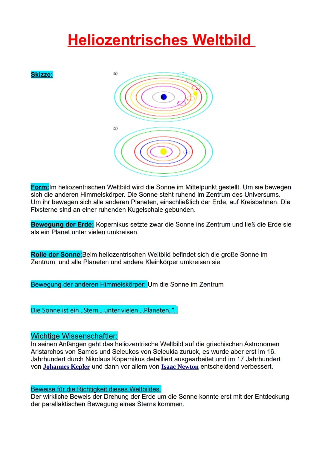# Babylonisches Weltbild
Skizze:
Himmelsozean
Säulen des
Himmels
Firmament
mit Gestirnen
Erde
Urozean
Unterwelt
Säulen der Erde
Säul