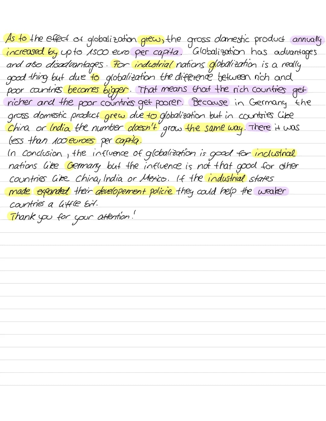 # Correction
The speech "the new world of interconnections: a world in progress",
which was held by Christine Lagarde on the occasion of a