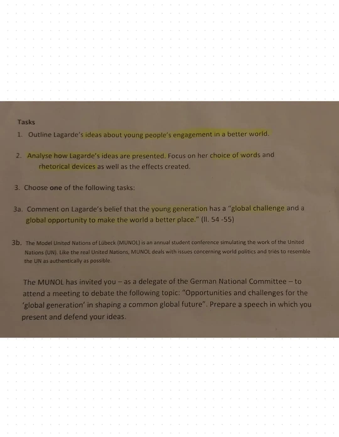 # Correction
The speech "the new world of interconnections: a world in progress",
which was held by Christine Lagarde on the occasion of a