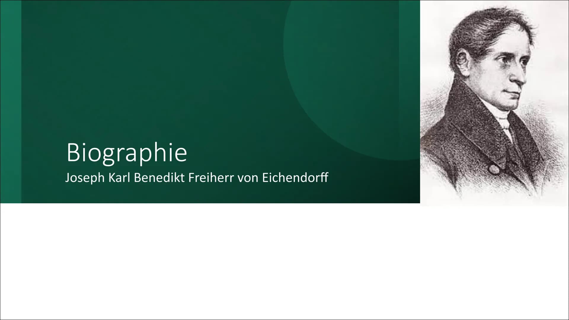 est
akgim Aus dem Leben eines Taugenichts
Von Sarah und Sabrina Gliederung:
* Biografie
- Leben
- Familie
- Werke
* Personenko