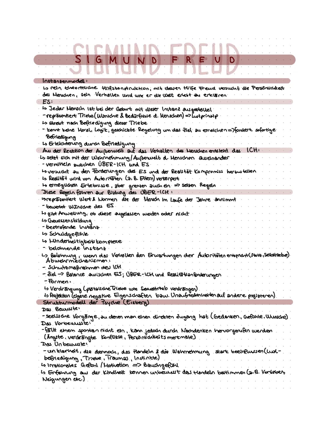 ## Strukturmodell:
Schuld-
bewusstsein
ÜBER-ICH
kontrolliert
ICH
Wert- und Normvorstellung
(Gesellschaft, Eltern, Religion etc.)
bewertet di