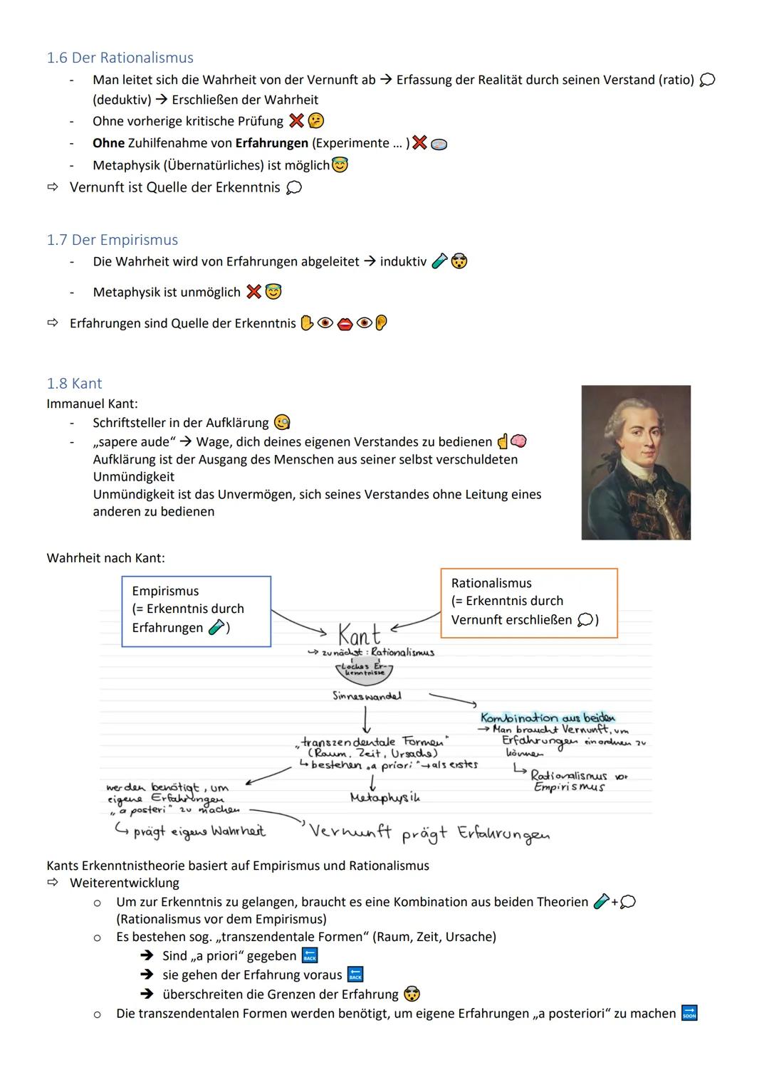 1. Wahrheit und Wirklichkeit
1.1 Grundbegriffe
Die Wahrheit
Subjektiv
Für jede*n unterschiedlich
Eine Hypothese, die
aufgrund der
Wirklichke