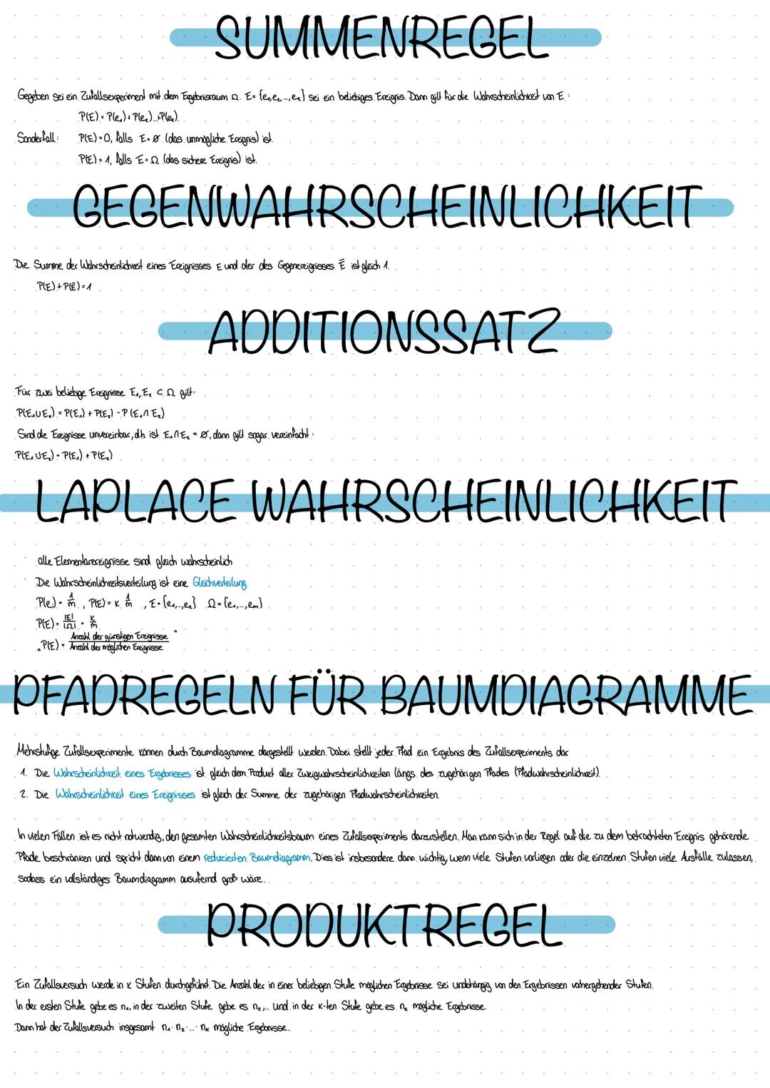 WAHRSCHEINLICHKEITSRECHNUNG
Themen aus der Erinnerung:
mit zurücdegen
-ohne zurücklegen
Baumdiagramme
P.G.W. → Prozentrechnung
Bernoulli-kel