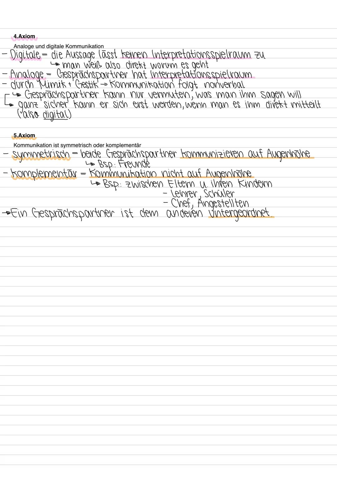 Axiome der Kommunikation nach Paul Watzlawick
Was sind Axiome überhaupt?
Ein Axiom ist ein Grundsatz, der keinen Beweis braucht. Axiom= Hypo
