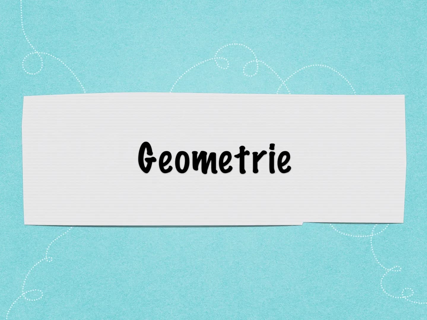 Geometrie # Inhaltsverzeichnis
* Grundbegriff Geometrie
* Eine Strecke messen
* Senkrechte Gerade zeichnen
* Parallele Gerade
* Parallele Ge
