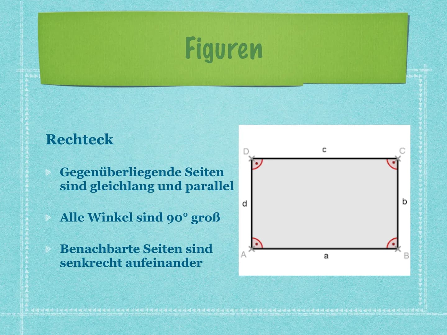 Geometrie # Inhaltsverzeichnis
* Grundbegriff Geometrie
* Eine Strecke messen
* Senkrechte Gerade zeichnen
* Parallele Gerade
* Parallele Ge
