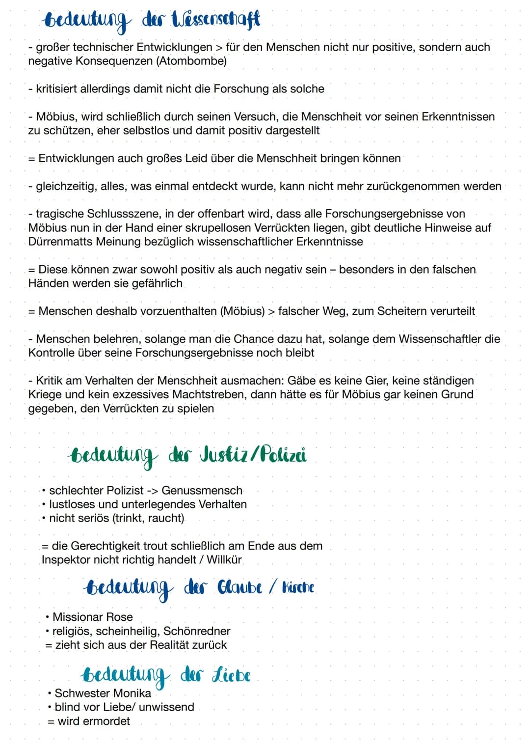 # Die Physiker
## Erster Akt
S.11-14
- vierseitige Bühnenanweisung über den Ort der Handlung
- privater Sanatorium > Les Cerisiers<
-