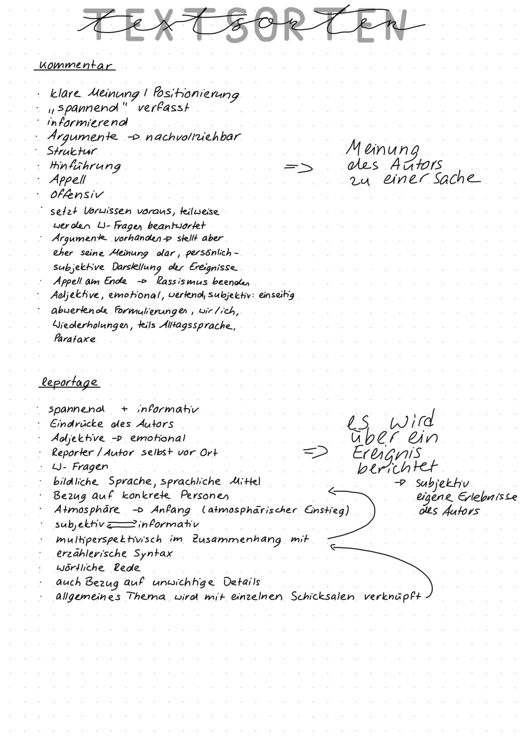 # PRAGMATISCHE TEXTE
## Argumentationstypen
| Argumentationstyp | Erläuterung und Funktion | Beispiel |
|---|---|---|
| Faktenargument | -