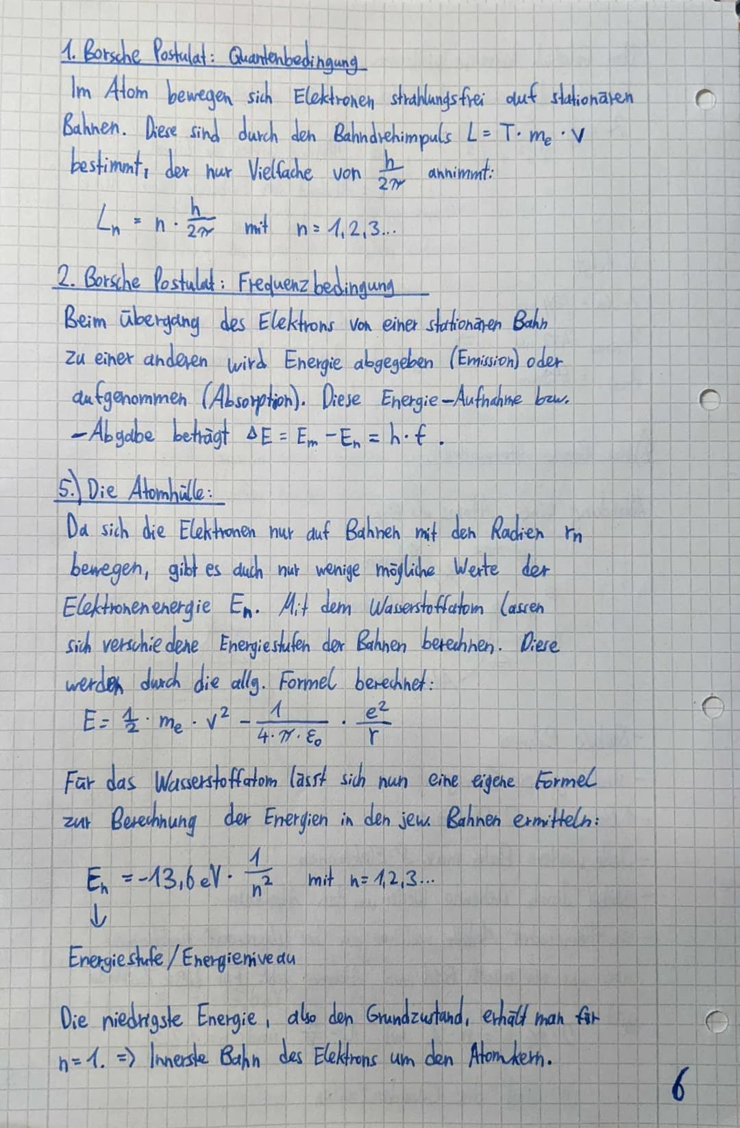 # Auswertung:
Welche Wellenlängen haben diese Farblinien?
Aus dem Versuch zur Wellenlängenbestimmung eines Lasers
Wissen wir:
(Ⅰ) $\lambda =