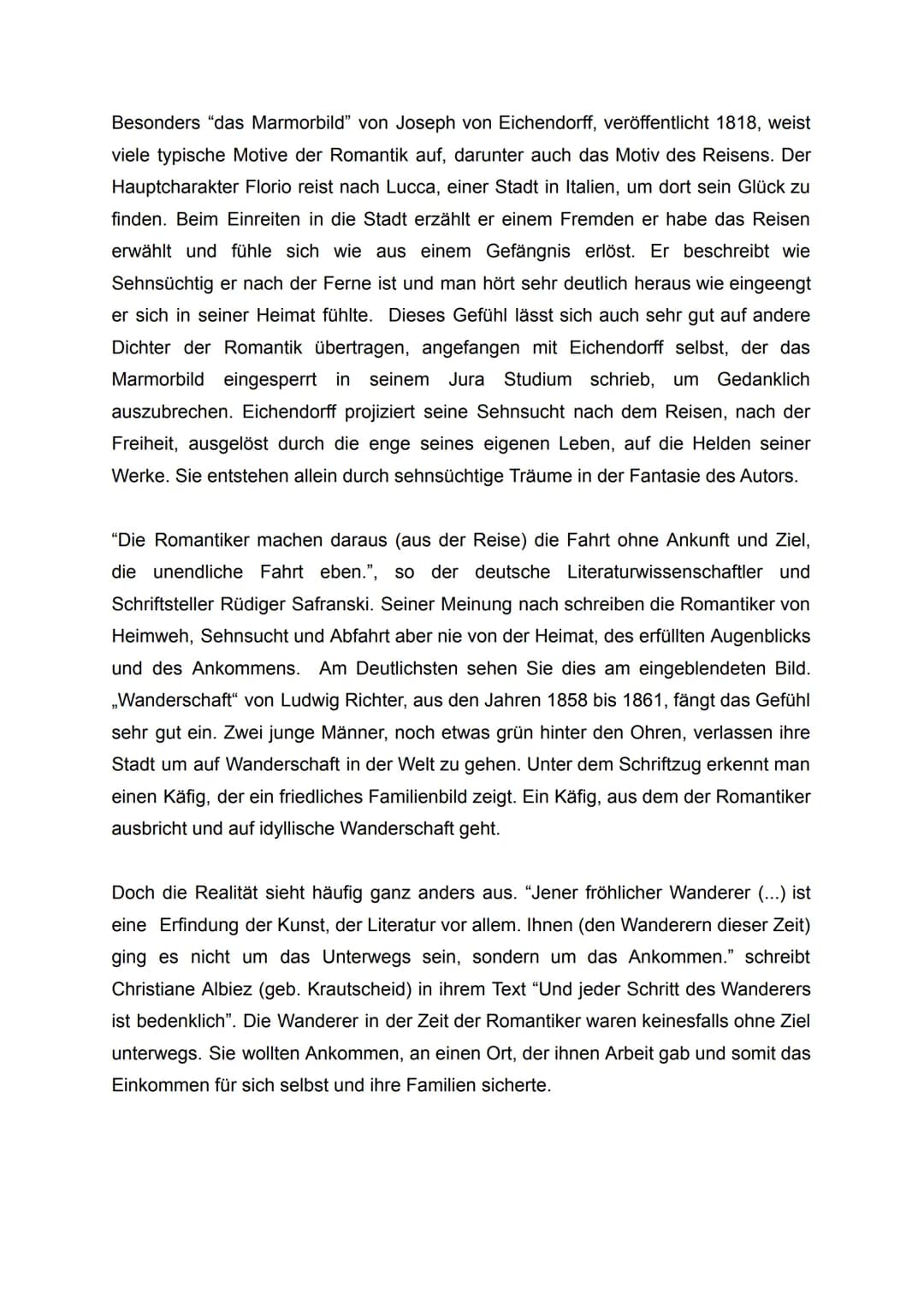 IQJ: KMK
## 1 Aufgabe
### Aufgabenstellung
An Ihrer Schule soll ein Abend mit Bildern, Liedern und Lesungen von Texten aus der Epoche der R