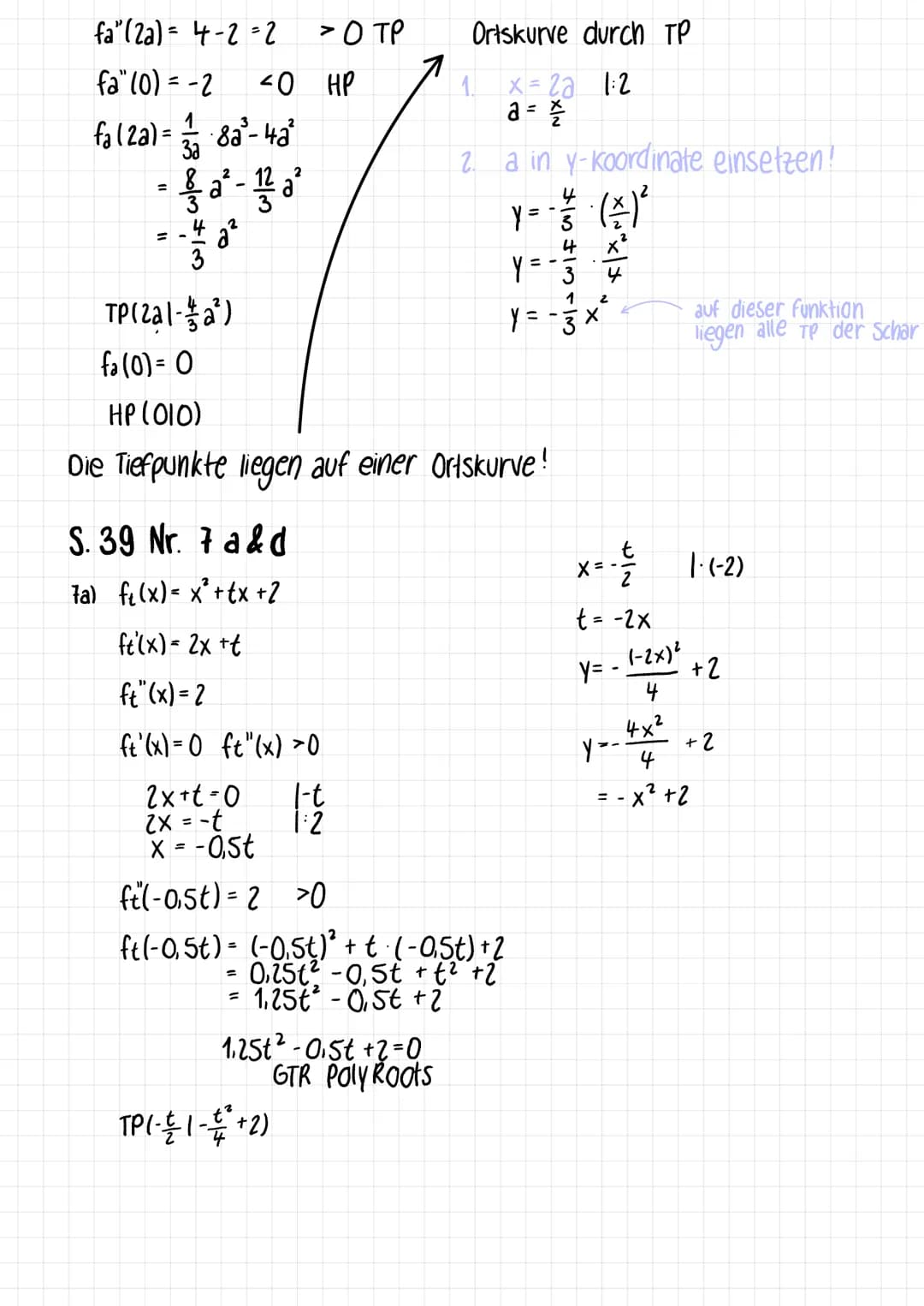 # FUNKTIONENSCHAREN
$f_a(x)= x^2 +ax +2$
Die funktion $f_a(x)$ bildet eine Funktionenschar.
$↑$
-Variable
Parameter
## Einfluss des Paramet