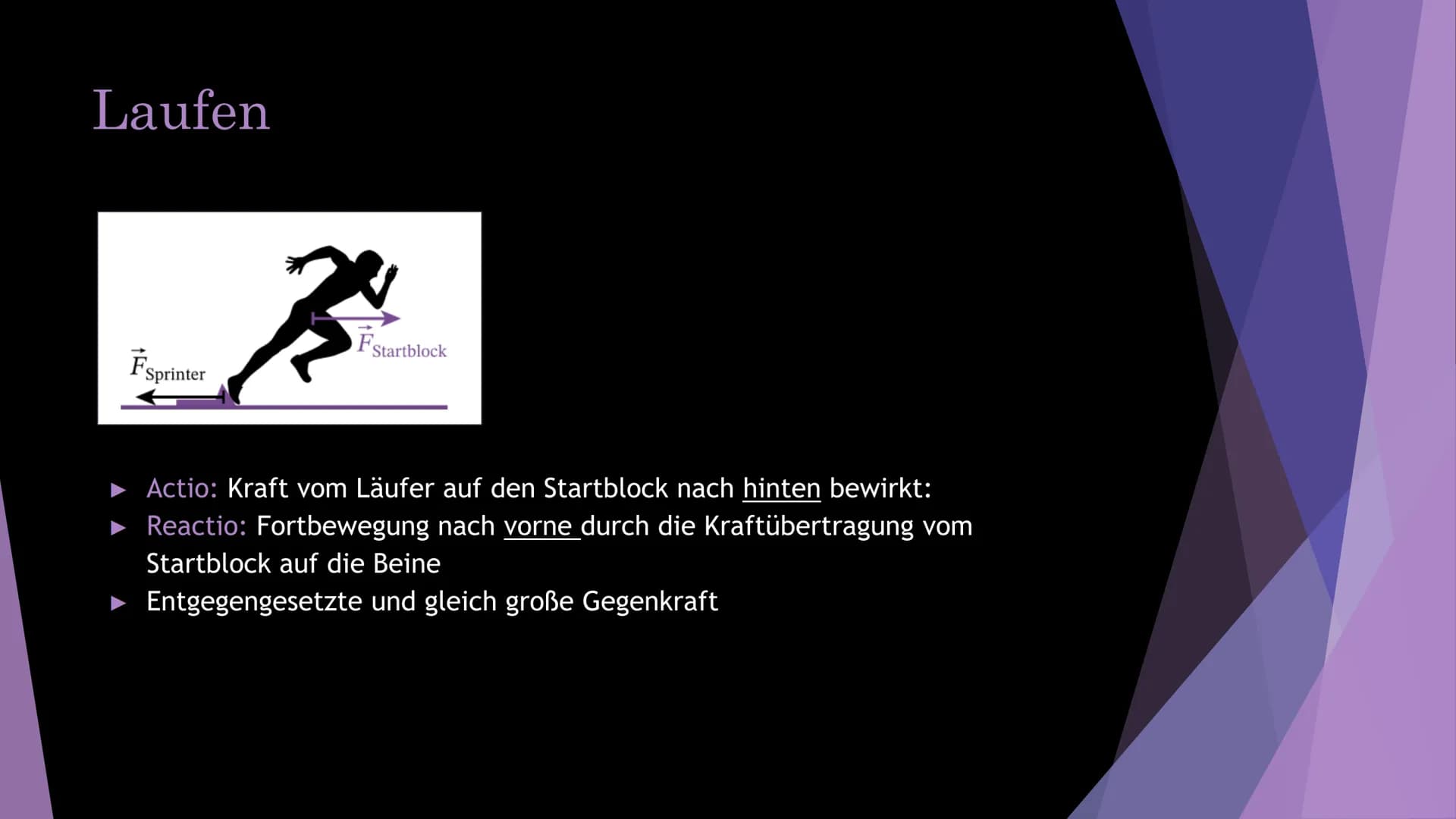 <p>Das Prinzip der Gegenwirkung basiert auf dem dritten Newton'schen Gesetz: dem Wechselwirkungsgesetz. Dieses besagt, dass Kräfte wechsels
