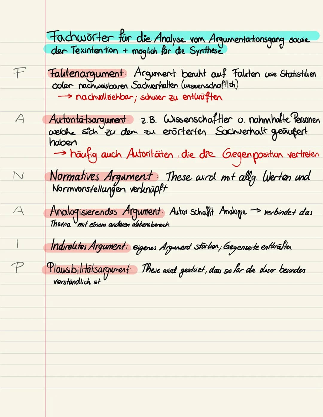 # Erörterung
- sprachliche Überleitung → anhand Teil B
- Aufbau: Antithetisch oder linear
## Antithetischer Aufbau
- drei Argumente bis vie
