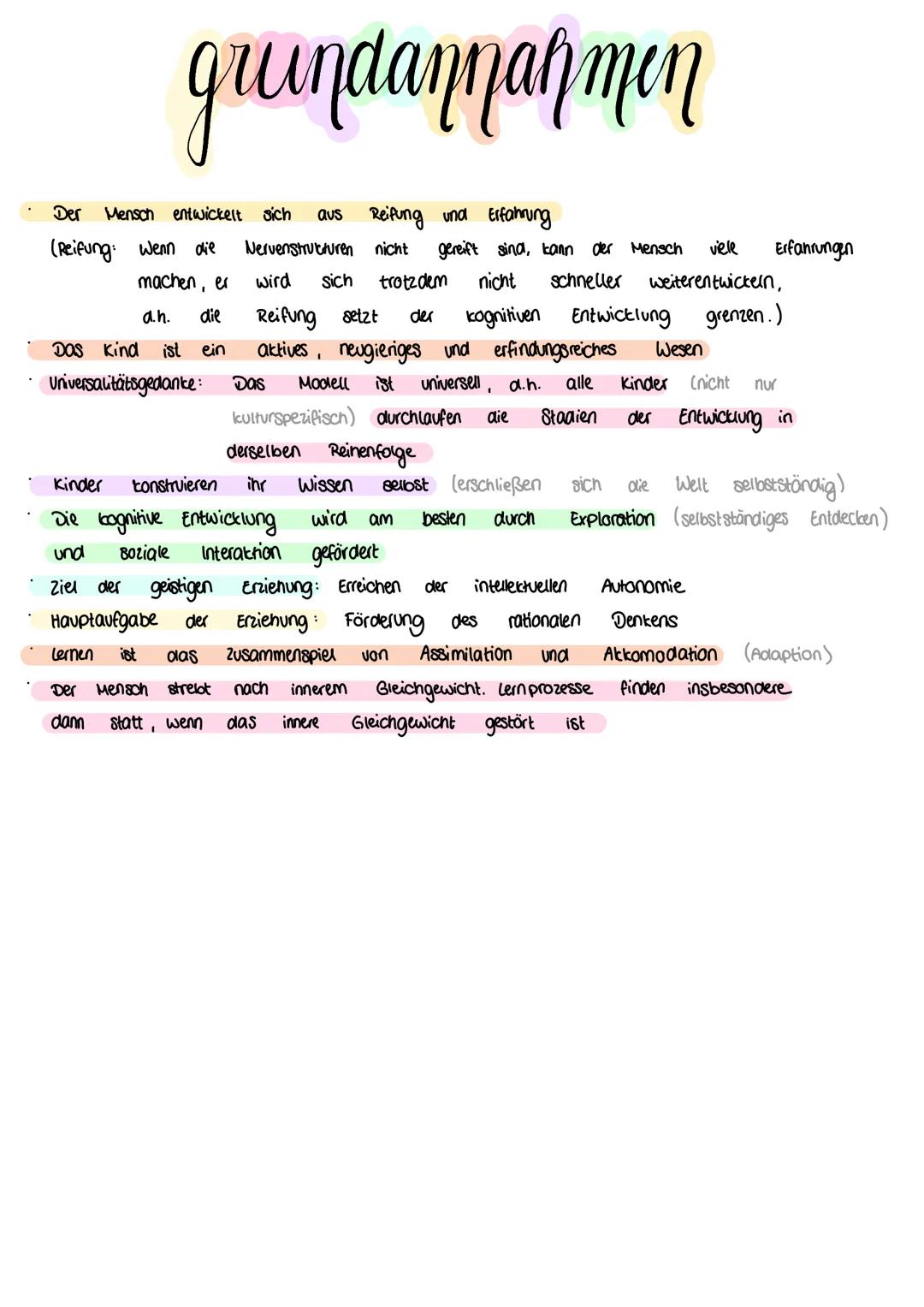 # GLOSSAR
Organisation
-Grundprinzipien der menschlichen Entwicklung
- jeder hat eine angeborene Tendenz zur Organisation
Adaption
- Gru