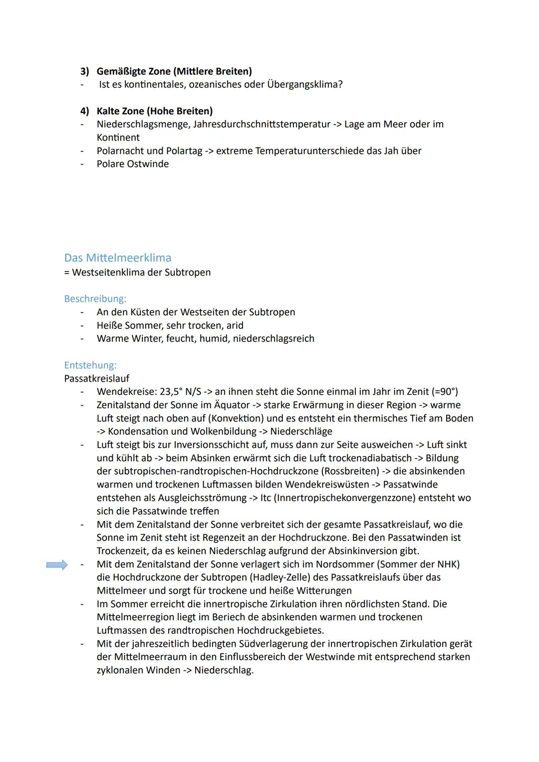 # 1. Klimadiagramme zuordnen
Klimadiagramm beschreiben:
Temperatur: Durchschnittstemperatur, höchste Temperatur (T+M), niedrigste Temperatu