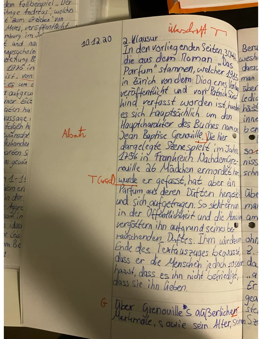 # Mara Behnoch
Deutsch HI
Epik
2. Klausur
EF
Analyse eines epischen Textes mit weiterführendem Schreibauftrag
10. Dezember 2020
1. Ausseh