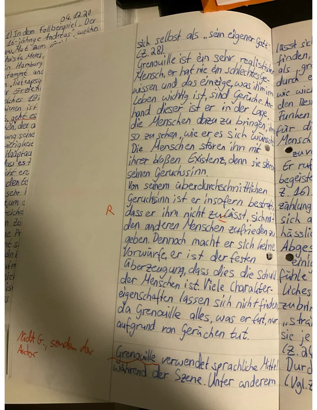 # Mara Behnoch
Deutsch HI
Epik
2. Klausur
EF
Analyse eines epischen Textes mit weiterführendem Schreibauftrag
10. Dezember 2020
1. Ausseh