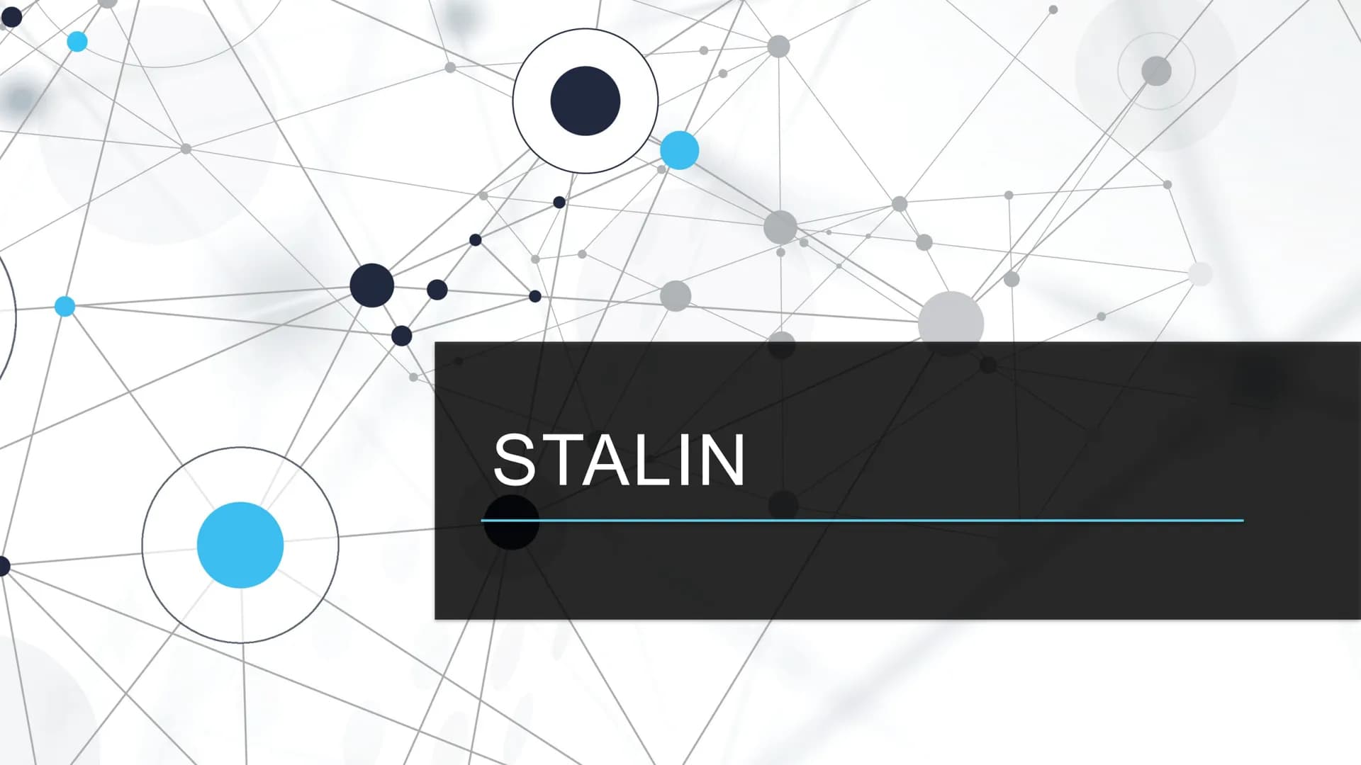 STALIN # INHALTSVERZEICHNIS
1. Wer war Joseph Stalin?
II. Die russische Revolution
III. Politische Übernahme
IV. Der zweite Weltkrieg
V. St