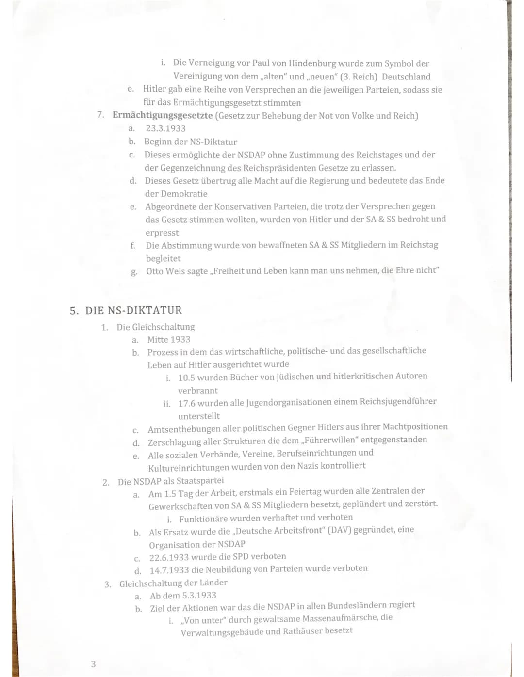 Joel Wöllenstein
# HITLERS MACHTERGREIFUNG UND FESTIGUNG (1930-1934)
## 1. HINTERGRUND DER ERNENNUNG HITLERS ZUM REICHSKANZLER
1. 1919 G