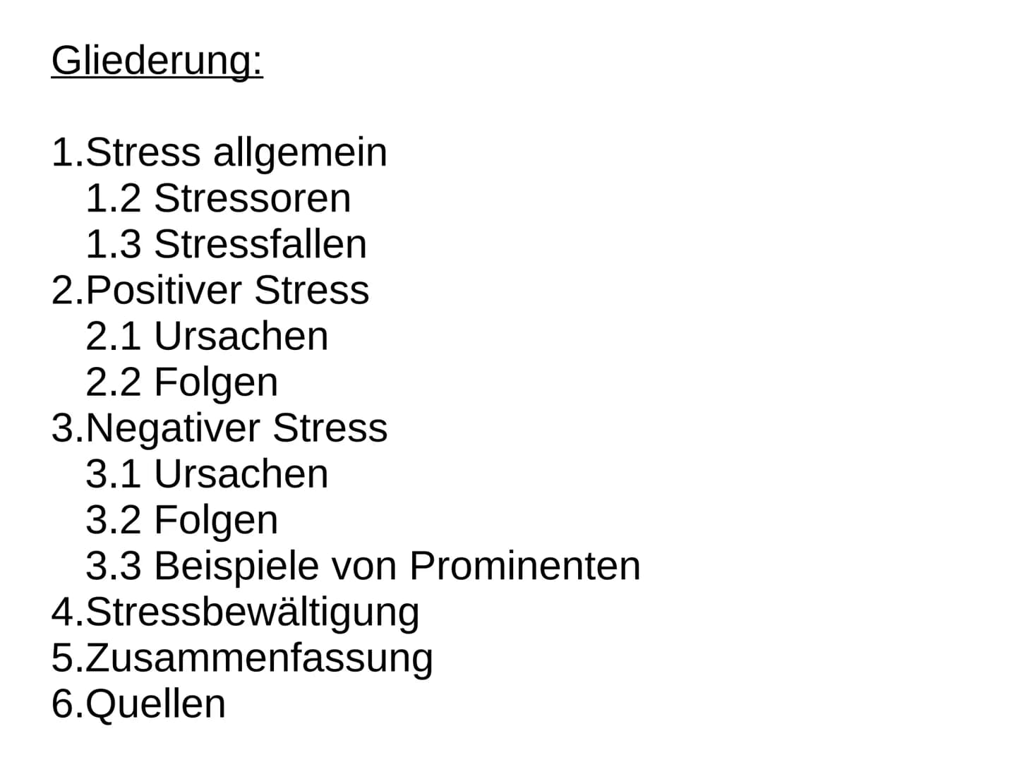 # Handout: Stress - positiv oder negativ?
## 1. Stress:
- erstmals von Walter Cannon verwendet
- bezeichnet spezifische, äußere Reize (Stre