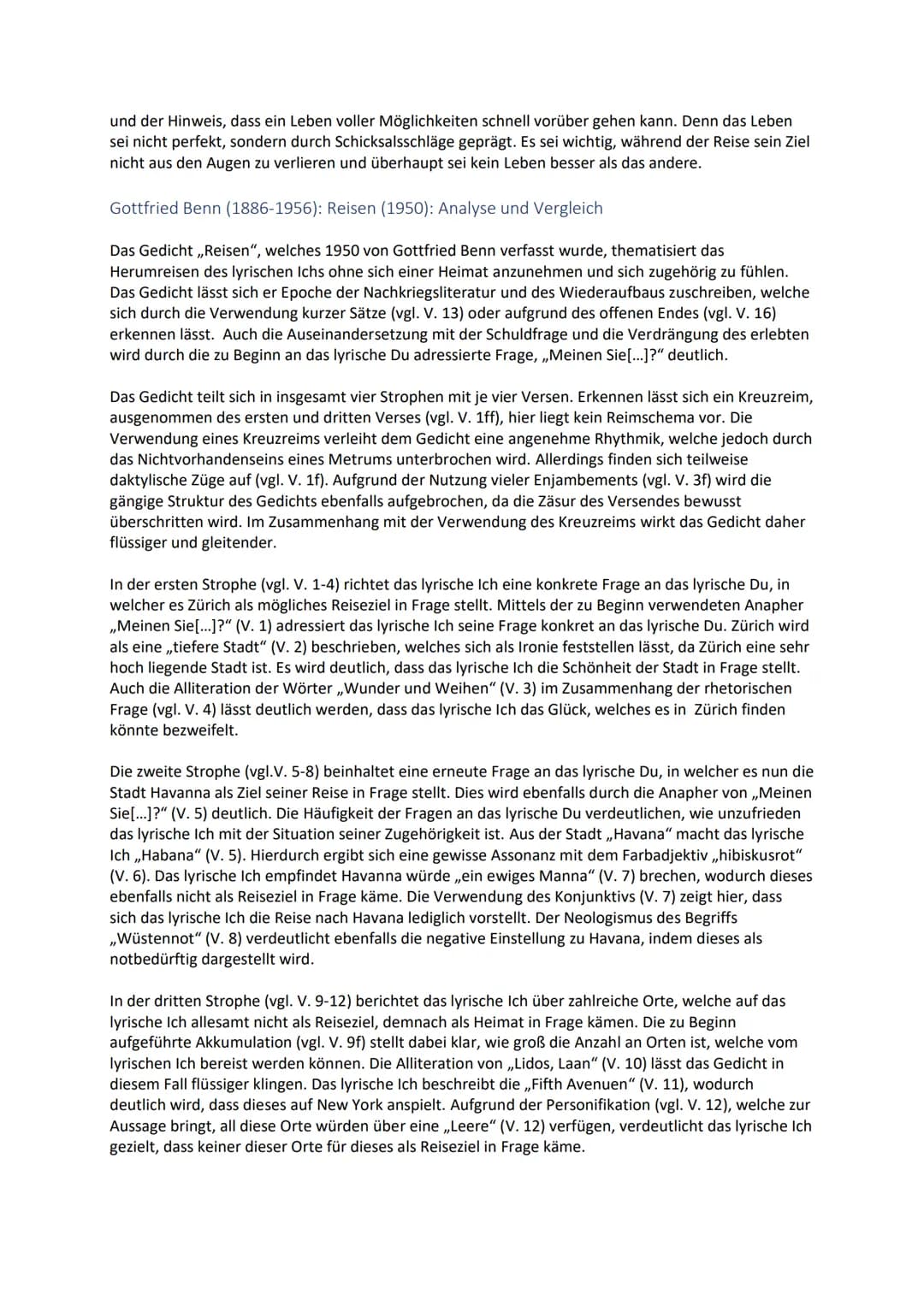 Die zwei Gesellen - Joseph von Eichendorff (1788-1857): Analyse
Das Gedicht „Die zwei Gesellen“, welches von Joseph von Eichendorff im Jahr