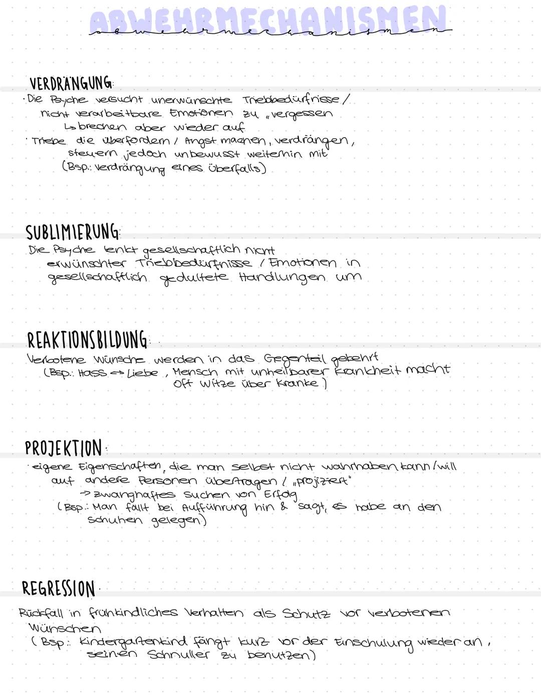 Abwehrmechanismen: Freud