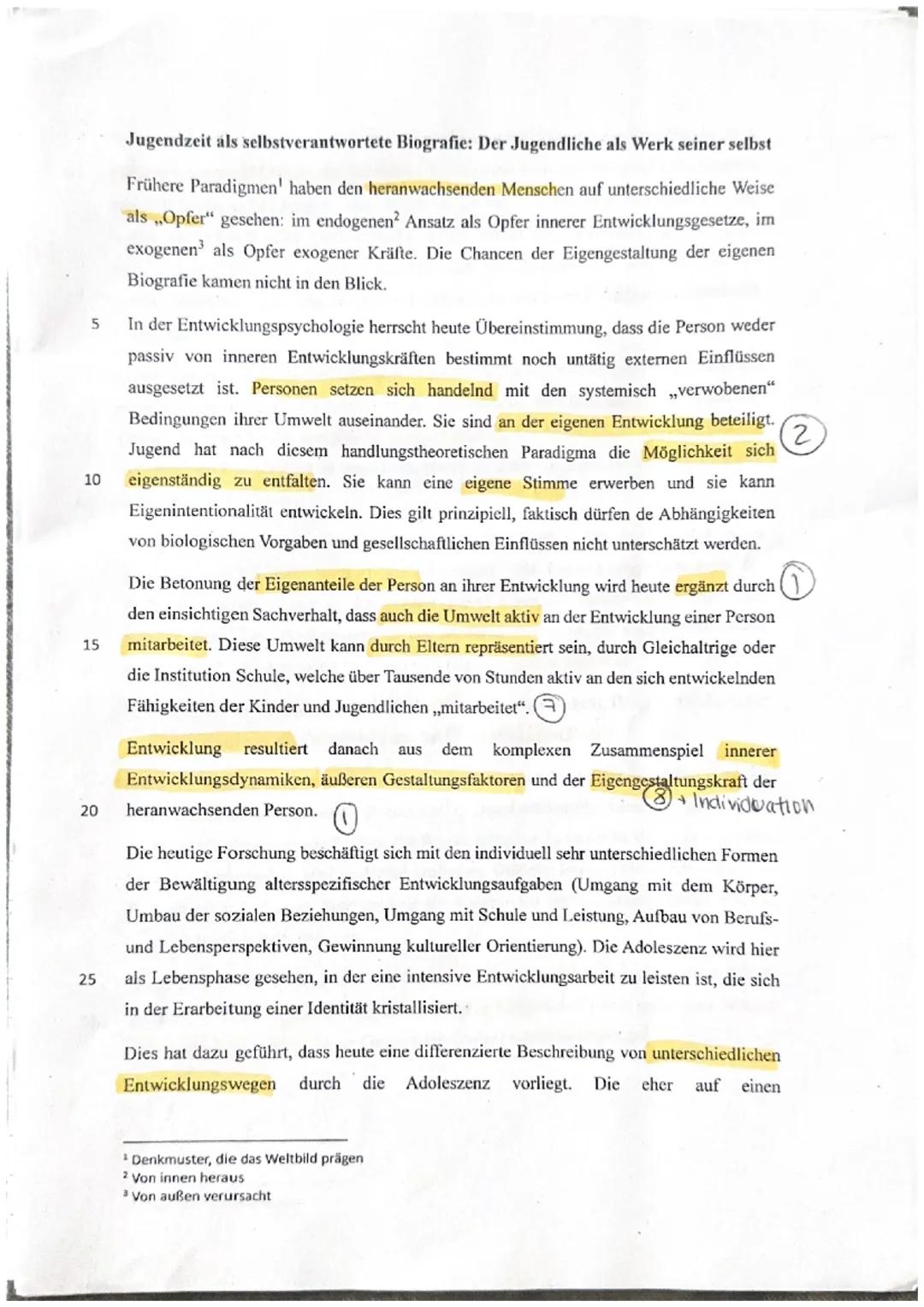 Textgrundlage:
Gekürzter Artikel nach: Helmut Fend: Adoleszenz in der Moderne. In: Pädagogik Unterricht,
22. Jahrgang Heft 1, Februar 2002,
